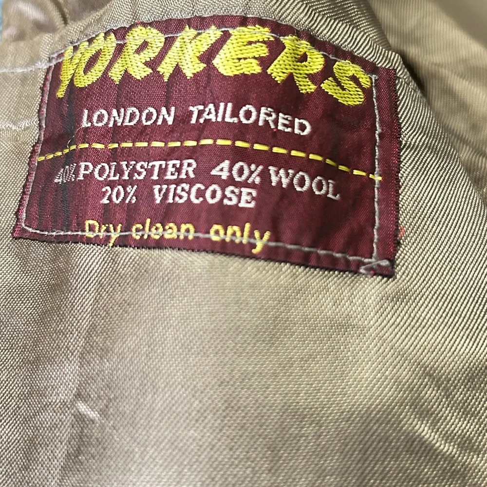Vintage 60’s Men’s Blue Blazer-Tailor Made in London by Yorkers - Picture 2 of 2